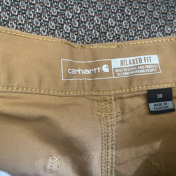 Carhartt Rugged Flex Relaxed Fit Canvas Work Shorts - Picture 3 of 4